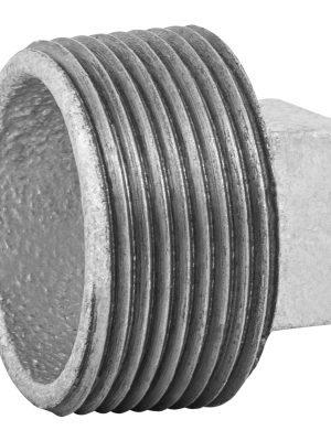48783 - Tapón macho 1-1/4' de acero galvanizado, Foset