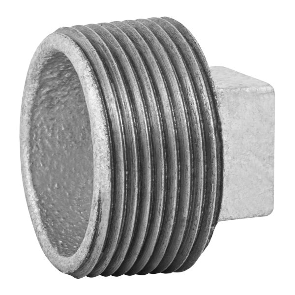 48783 - Tapón macho 1-1/4' de acero galvanizado, Foset