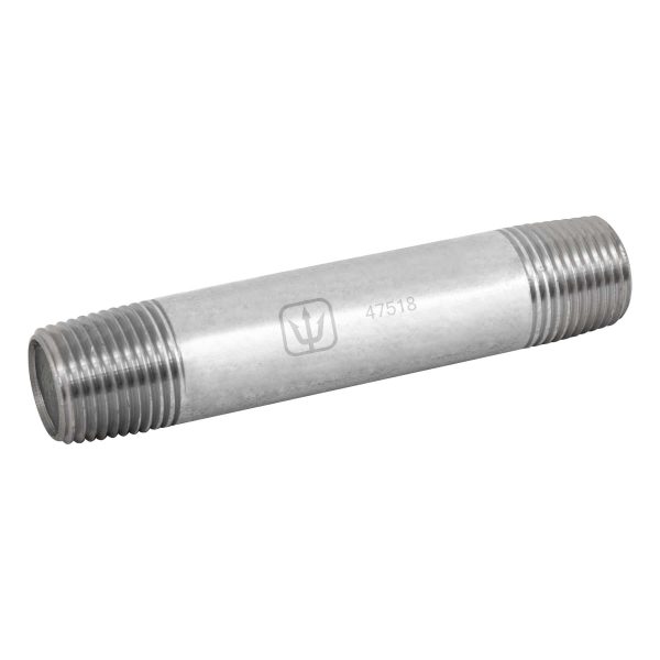 47518 - Niple de acero galvanizado 1/2' x 4', Foset