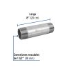 48839 - Niple de acero galvanizado 1-1/2 x 8', Foset
