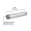 48841 - Niple de acero galvanizado 1-1/2 x 12', Foset