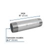 48846 - Niple de acero galvanizado 2 x 10', Foset