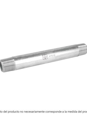43984 - Niple de acero galvanizado 1/2' x 5', Foset