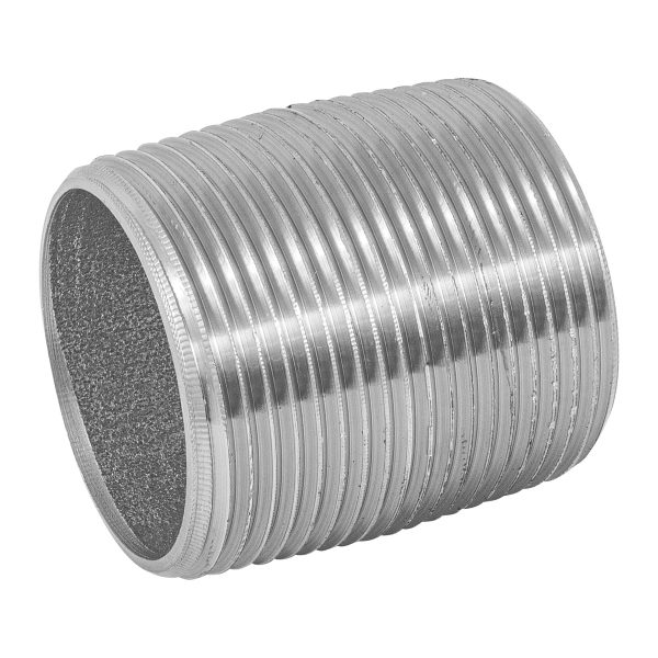 48789 - Niple de acero galvanizado 1-1/4' cuerda corrida, Foset