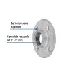 48739 - Brida de acero galvanizado de 1', Foset