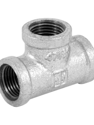 47485 - Tee sencilla 1/2' acero galvanizado, Foset