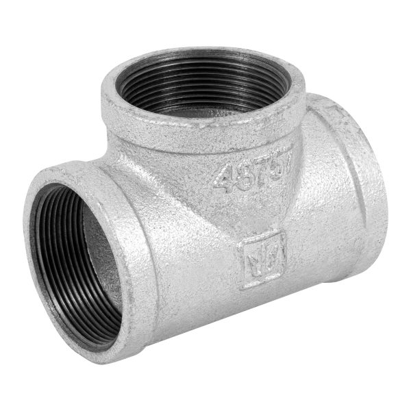 48757 - Tee sencilla 2' acero galvanizado, Foset