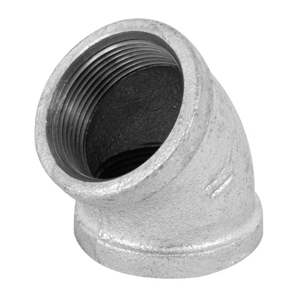48753 - Codo 45° acero galvanizado de 1-1/2', Foset