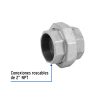 48773 - Tuerca unión 2' acero galvanizado, Foset