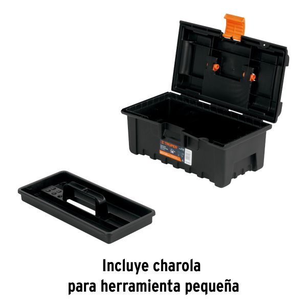 19854 - Caja para herramienta de 14' sin compartimentos, TRUPER