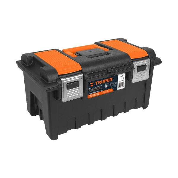 CHA-19S.jpg 11811 - Caja p/herramienta 19' c/compartimentos y broches metálicos