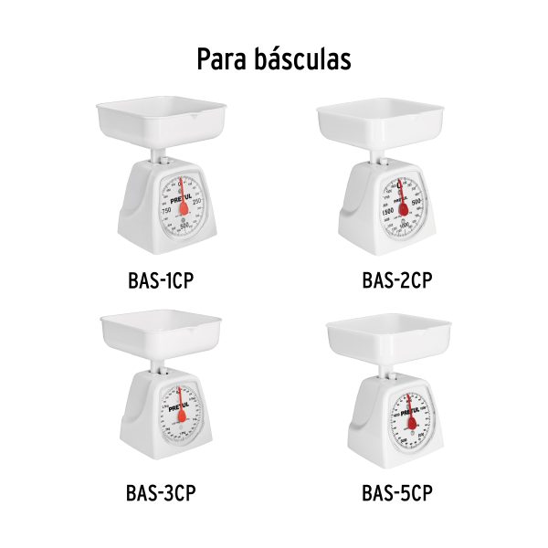 27100 - Charola plástica para báscula mecánica, Pretul
