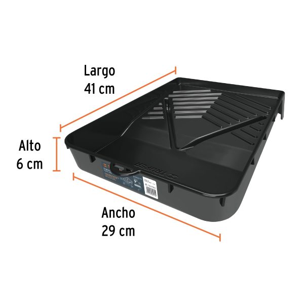 19211 - Charola para rodillo 9' profesional, TRUPER