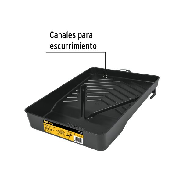 20654 - Charola para rodillo 9', PRETUL