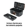 102434 - Caja para herramienta 17' c/compartimentos,broches metálicos
