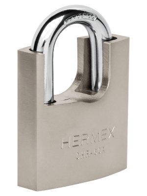 43314 - Candado de hierro 60 mm con coraza, llave anti-ganzúa