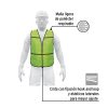 21024 - Chaleco de seguridad, uso de día, verde, Pretul