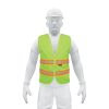 13474 - Chaleco de seguridad verde alta visibilidad con cierre