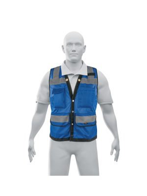 CHS-800A-M.jpg 103986 - Chaleco seguridad reforzado azul con bolsas, M, Expert