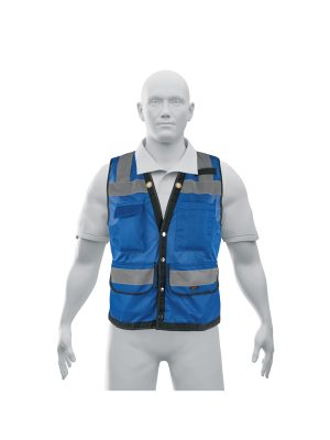 CHS-800A-XL.jpg 103988 - Chaleco seguridad reforzado azul con bolsas, XL, Expert