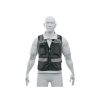 103991 - Chaleco seguridad reforzado negro con bolsas, XL, Expert