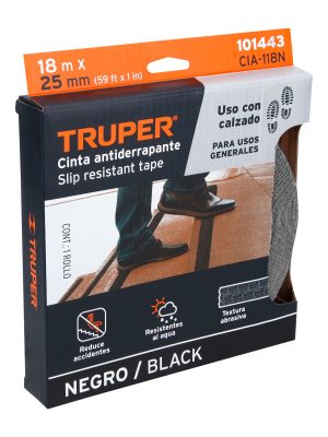 CIA-118NE1.jpg 101443 - Rollo de 18m de cinta antiderrapante negra 25mm con abrasivo