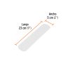 101447 - Tarjeta 6 tiras 23cm antiderrapantes trans. 50mm área húmeda