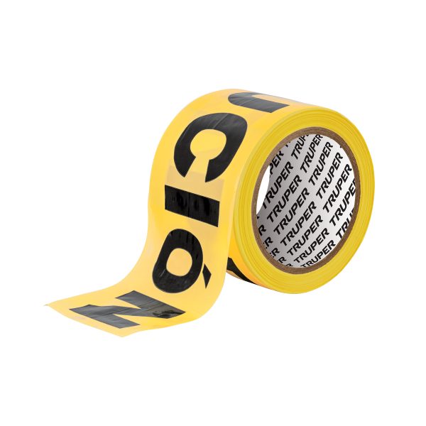 12578 - Rollo de 100 m de cinta delimitadora 'Precaución', Truper