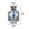 48107 - Cilindro portátil para gas LP, 20lb (9kg) Foset