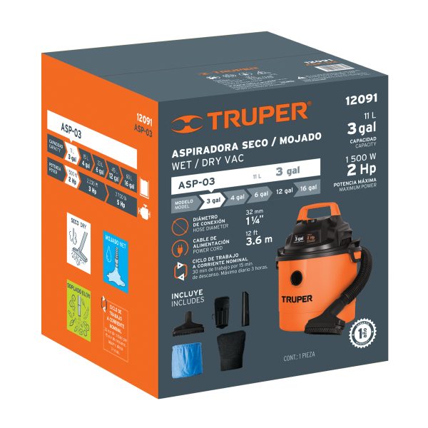 103124 - Caja de empaque de repuesto para ASP-03, Truper