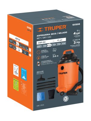 103125 - Caja de empaque de repuesto para ASP-04, Truper