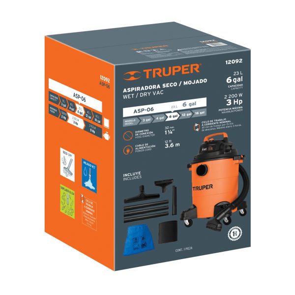 103126 - Caja de empaque de repuesto para ASP-06, Truper