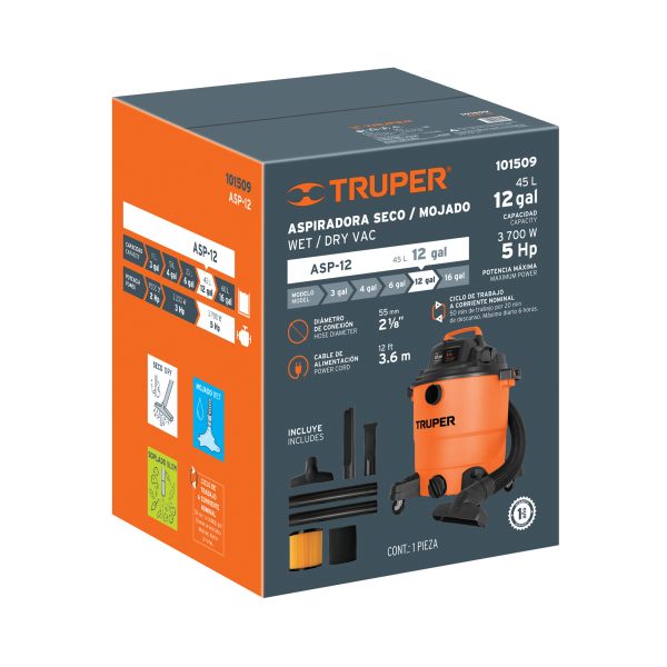 103123 - Caja de empaque de repuesto para ASP-12, Truper