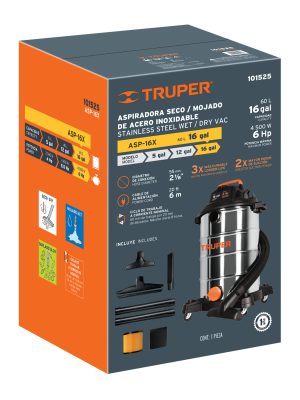 103128 - Caja de empaque de repuesto para ASP-16X, Truper