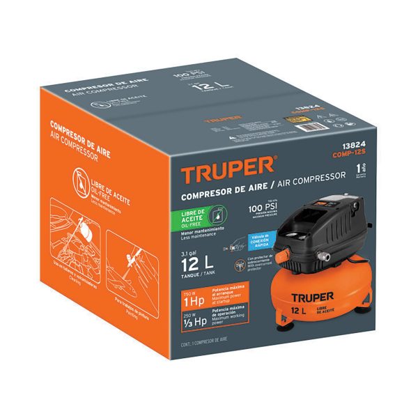 102584 - Caja de empaque de repuesto para COMP-12S, Truper