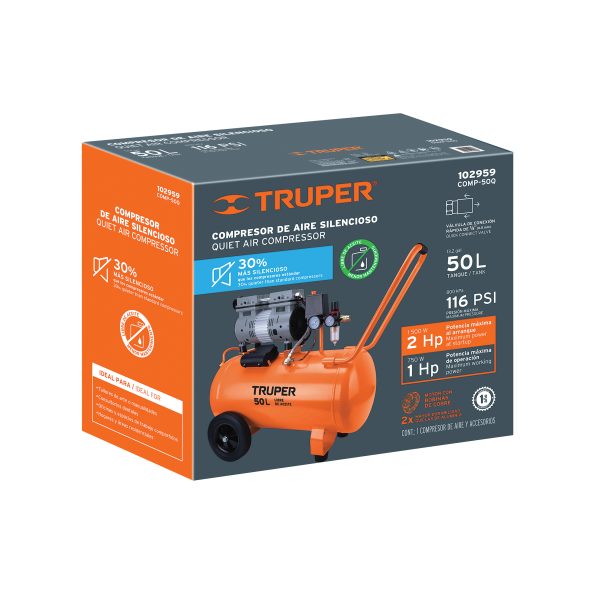 104151 - Caja de empaque de repuesto para COMP-50Q, TRUPER