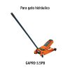 103064 - Caja de empaque de repuesto para GAPRO-3.5PB, Truper