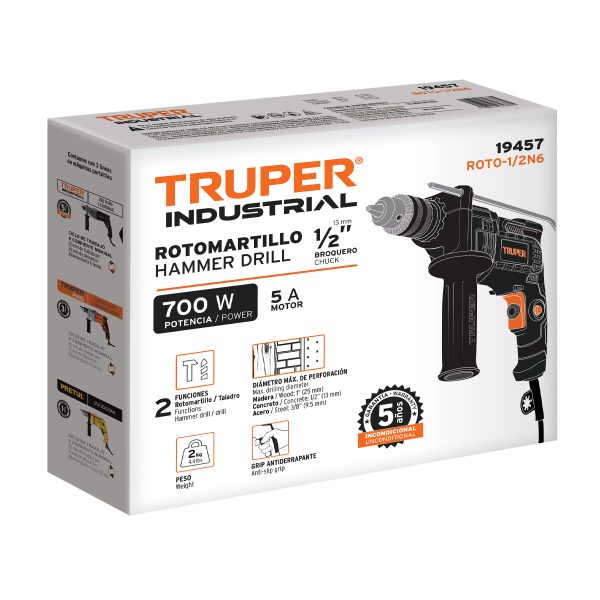 102500 - Caja de empaque de repuesto para ROTO-1/2N6, Truper