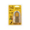 23511 - Candado de latón 50 mm llave tetra en blíster, HERMEX BASIC