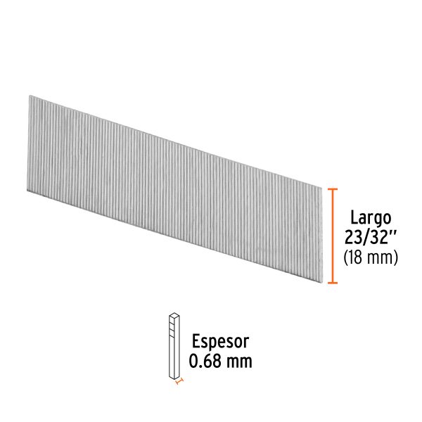 CLANEU-23-18FC2.jpg 13403 - Caja con 10000 clavos calibre 23, 18 mm para CLNE-23, Truper