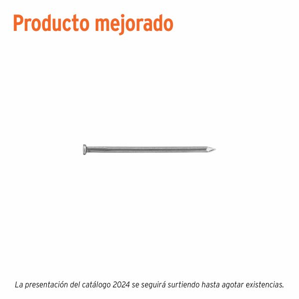40167 - Kilo de clavo estándar 2-1/2' con cabeza en caja de 10 kg