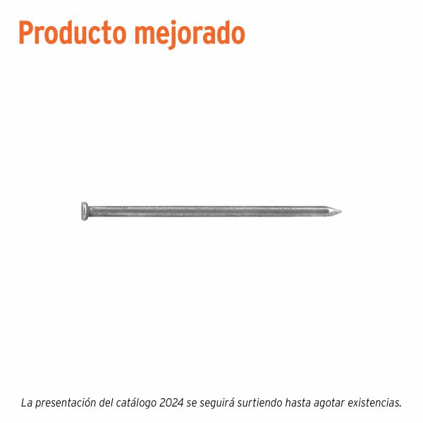 44155 - Kilo de clavo estándar 3-1/2' con cabeza en caja de 25 kg