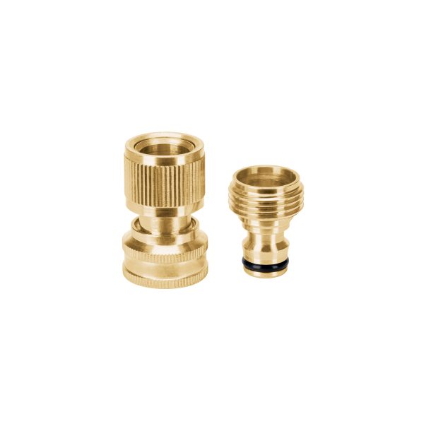 101599 - Conector 3/4' rápido de latón manguera-acc. sistema click