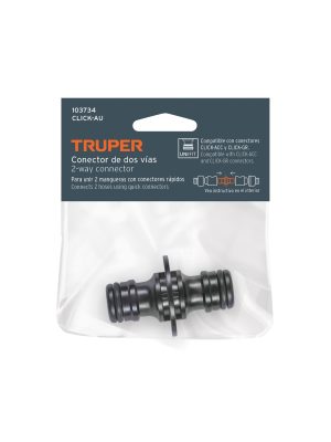 CLICK-AUE1.jpg 103734 - Adaptador unión 3/4' rápido de ABS, sistema click, Truper