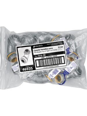 CLQ-1CE1.jpg 46935 - Conector curvo de 1' para tubo liquid tight, Volteck