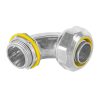 46934 - Conector curvo de 3/4' para tubo liquid tight, Volteck