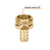 101157 - Conector 1/2' macho de aluminio, Truper