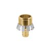 101731 - Conector 1/2' macho tipo garra de aluminio, Truper