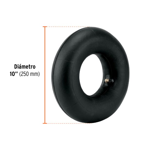 45906 - Cámara para rueda neumática de 10', Truper