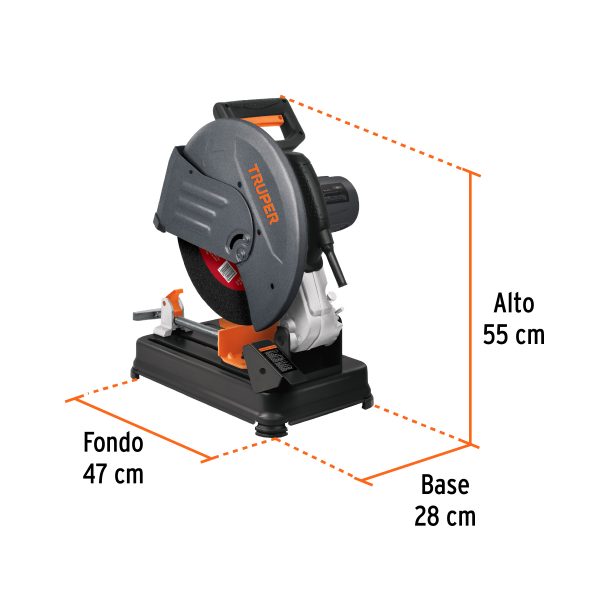 CM-14NFC2.jpg 11723 - Tronzadora / cortadora de metales 14', mango en 'D', 2200 W
